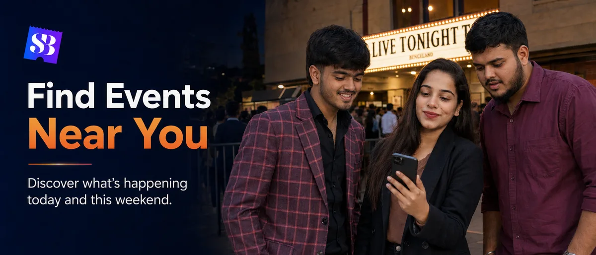 Find events near you on ShowBookiy