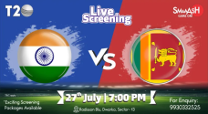 INDIA Vs SRI LANKA T20 LIVE SCREENING @ SMAAASH DELHI