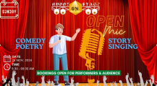 Comedy, Poetry, Singing, Storytelling Open Mic