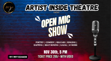 Open Mic - Poetry, Comedy, Shayari, Singing, Rapping, Beat Boxing, Gazal & More