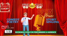 Comedy, Poetry, Singing, Storytelling Open Mic