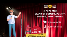 Open Mic For Comedy, Poetry, Storytelling, Singing